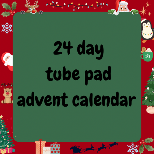 24 day tube pad advent calendar (preorder)