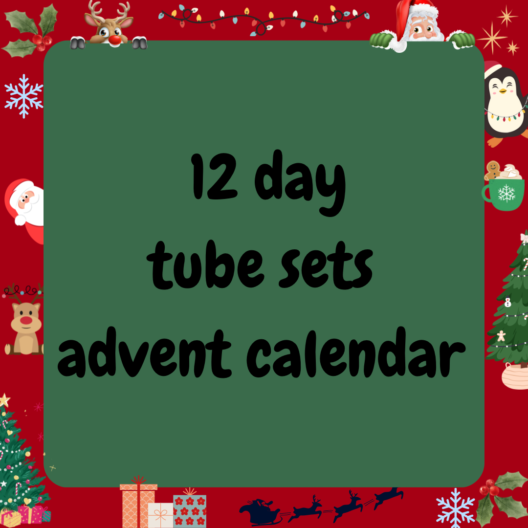 12 day tube sets advent calendar (preorder)