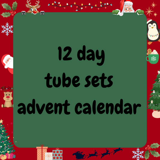 12 day tube sets advent calendar (preorder)